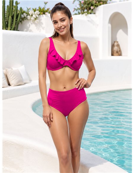 Rüschenbikini-Oberteil