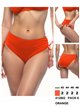 Bas de bikini taille haute avec cordon de serrage latéral