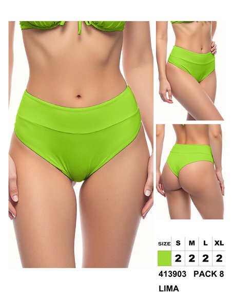 Braguita bikini alta lisa