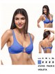 Top bikini con abertura