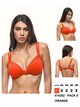 Top bikini fruncido