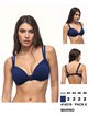 Top bikini fruncido