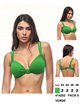 Top bikini fruncido