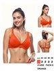 Top bikini escote pico