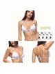 Top bikini triángulo con abalorios