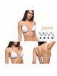 Top bikini triángulo liso