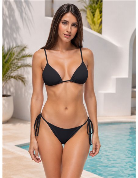 String-Bikinihose mit Bändern