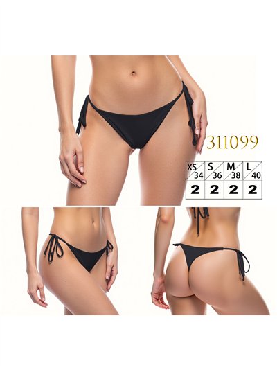 Braguita bikini tanga con lazadas 2
