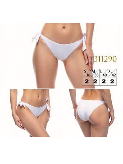 Braguita bikini lisa con lazadas 2
