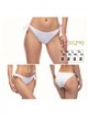 Braguita bikini lisa con lazadas