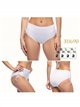 Braguita bikini alta con frunce lateral