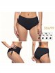 Braguita bikini alta con frunce lateral