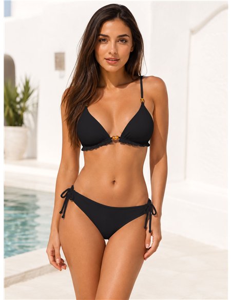 Braguita bikini clásica con lazadas