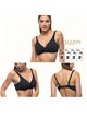 Haut de bikini croisé grande taille