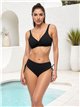 Haut de bikini croisé grande taille