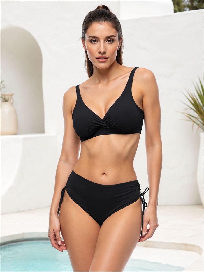 Braguita bikini alta talla grande con lazada