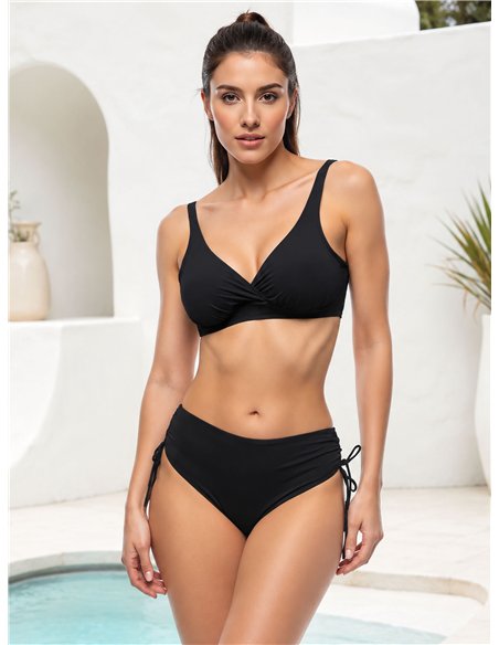 Braguita bikini alta talla grande con lazada