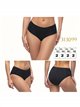 Braguita bikini alta talla grande fruncida