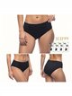 Braguita bikini alta talla grande con frunce