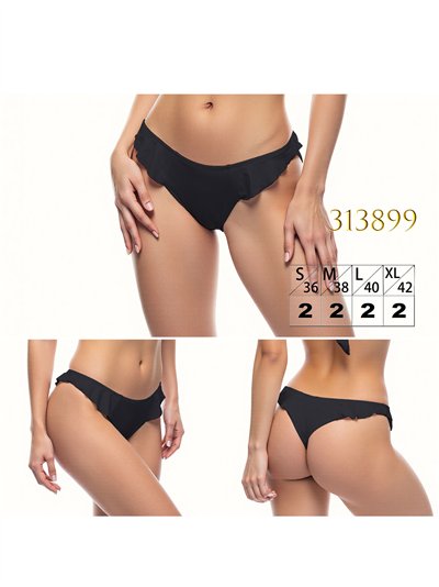 Braguita bikini con volante lateral 2