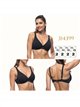 Bikini-Oberteil in Übergröße mit V-Ausschnitt