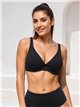 Bikini-Oberteil in Übergröße mit V-Ausschnitt