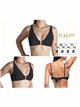 Bikini-Oberteil mit Metallic-Details