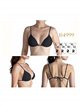 Top bikini triangular con aro central