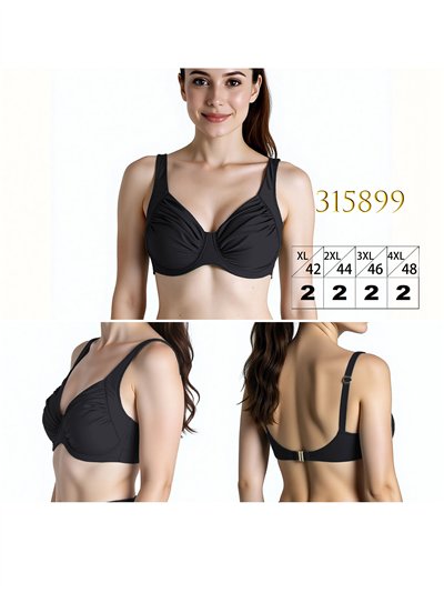 Top bikini tirante ancho talla grande 2