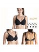 Top bikini con aros dorados talla grande