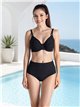 Top bikini con aros dorados talla grande