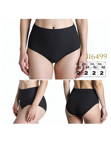 Braguita bikini de tiro alto talla grande