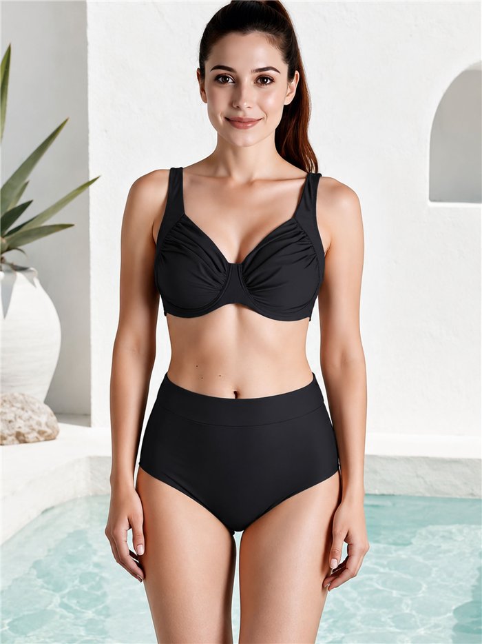 Braguita bikini de tiro alto talla grande
