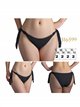 Braguita bikini con ribete dorado