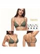 Top bikini triángulo con volante