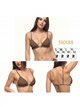 Top bikini triángulo con volante