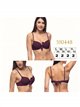 Top bikini con nudo central