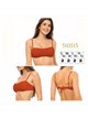 Top bikini bandeau