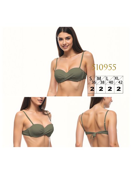 Top bikini cruzado