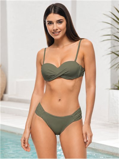 Braguita bikini fruncida
