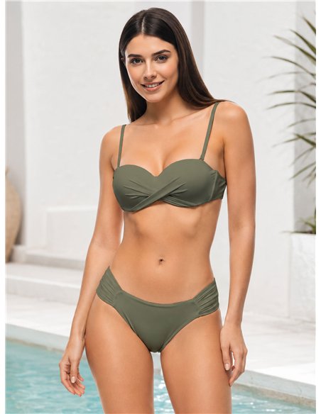 Braguita bikini fruncida