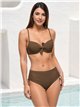 Braguita bikini alta fruncida