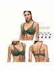 Top bikini talla grande con nudo