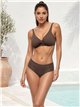 Top bikini talla grande cruzado