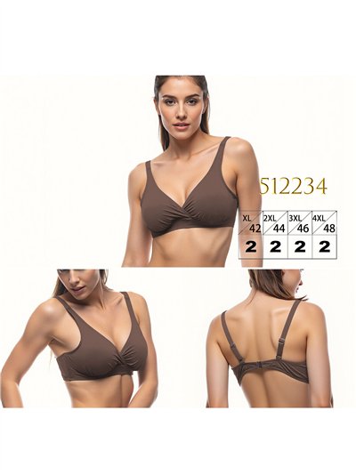 Top bikini talla grande cruzado 2