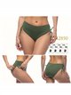Braguita bikini fruncida talla grande