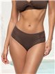 Braguita bikini alta fruncida talla grande