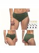 Braguita bikini alta fruncida talla grande