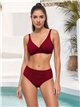 Braguita bikini alta fruncida talla grande