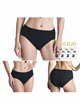 Braguita bikini alta fruncida talla grande
